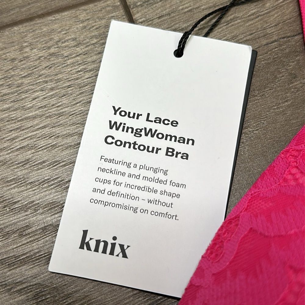 Knix Pink Lace Bra - Picture 12 of 13